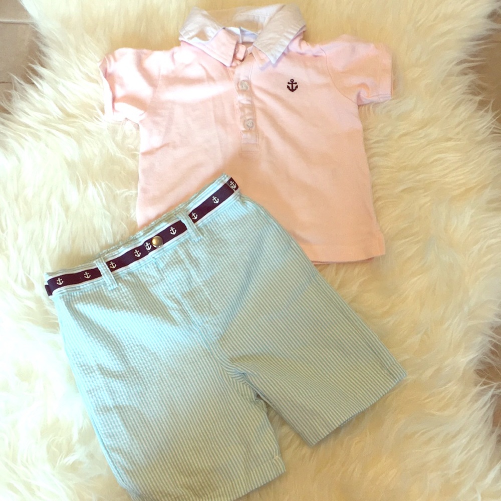 Edgehill Collection Pink and Blue Kids Matching Set